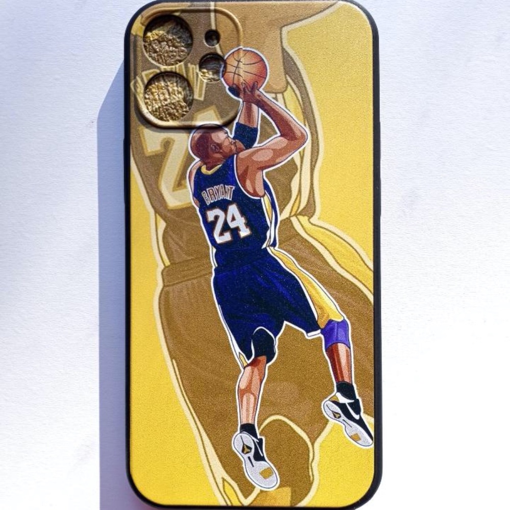 iPhone 12 Mini LA Lakers Kobe Bryant Basketball Cell Phone Case (New)